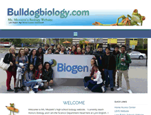 Tablet Screenshot of bulldogbiology.com